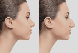 Silicone Nose Surgery in Abu Dhabi before after