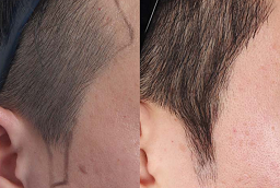 Sideburn Hair Transplant Before and After