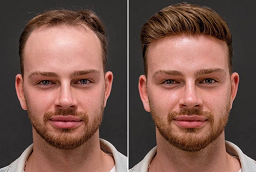 Natural Hairline Treatment 8 Natural Hairline Treatment After and Before